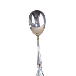 Old Company Plate Serving Spoon Silverplate Vintage Antique B Monogram 93378